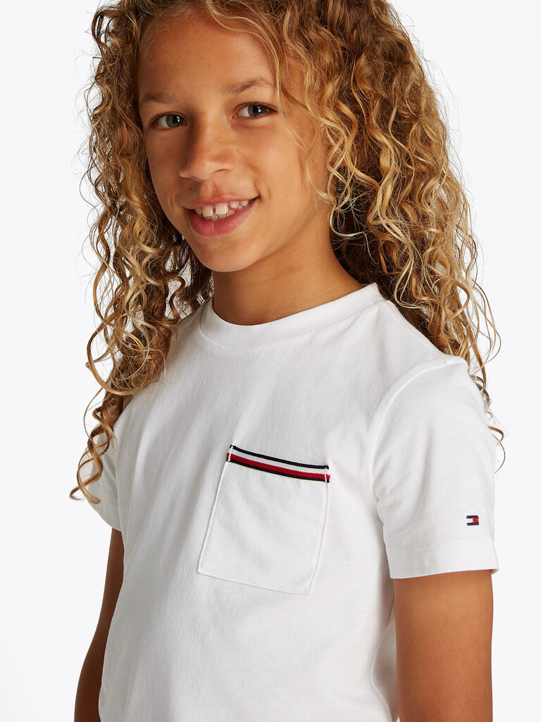 KB08817 Pocket tee s/s Ybr white