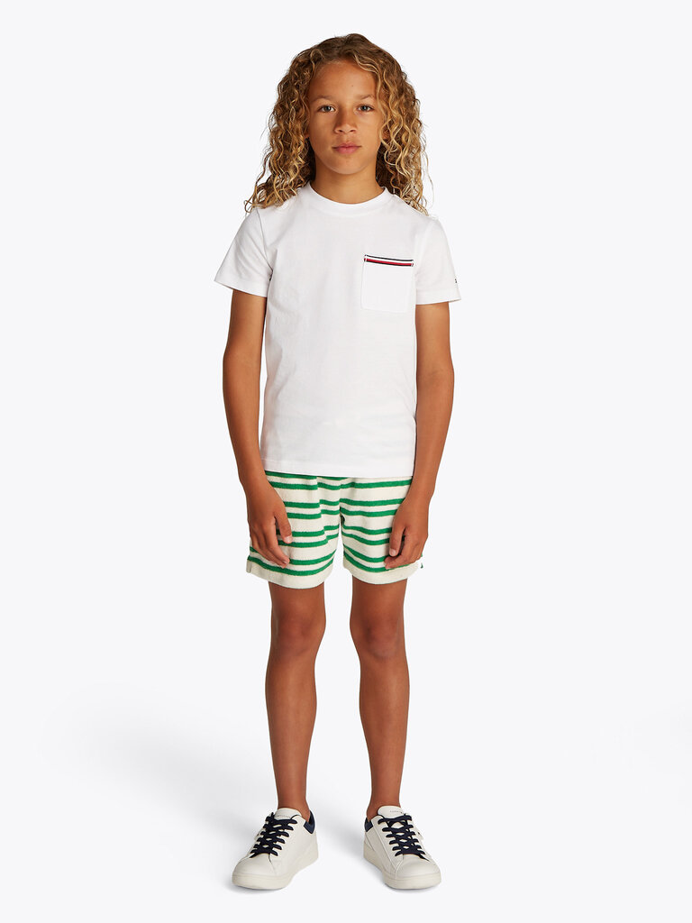 KB08817 Pocket tee s/s Ybr white