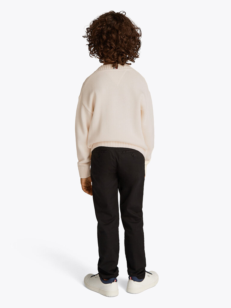 KB09520 Flag sweater Z00 Ivory petal