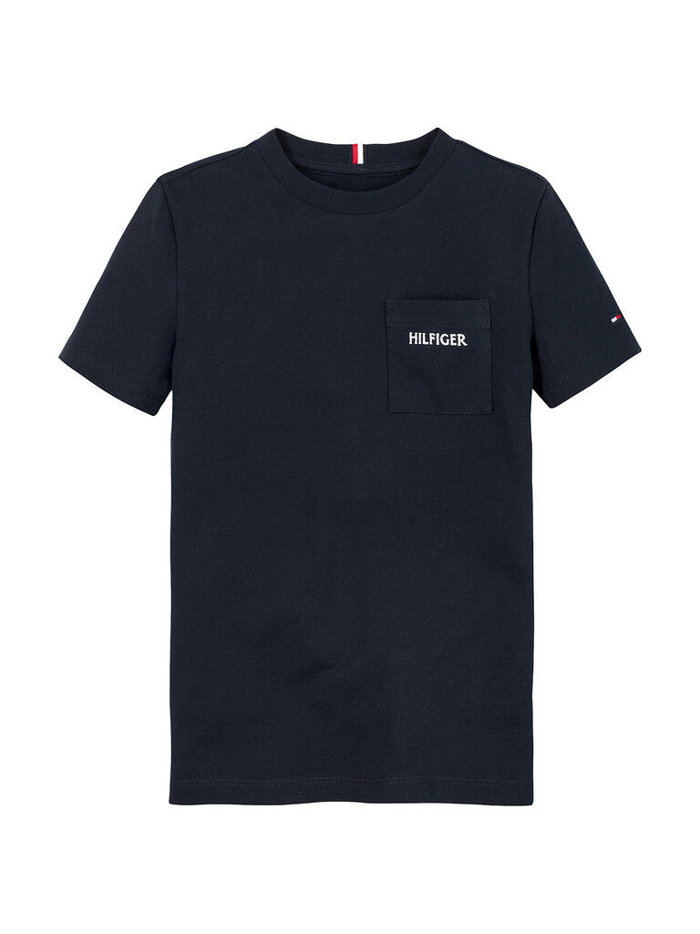 KB09534 Hilfiger emb reg pique tee s/s C1G dark navy