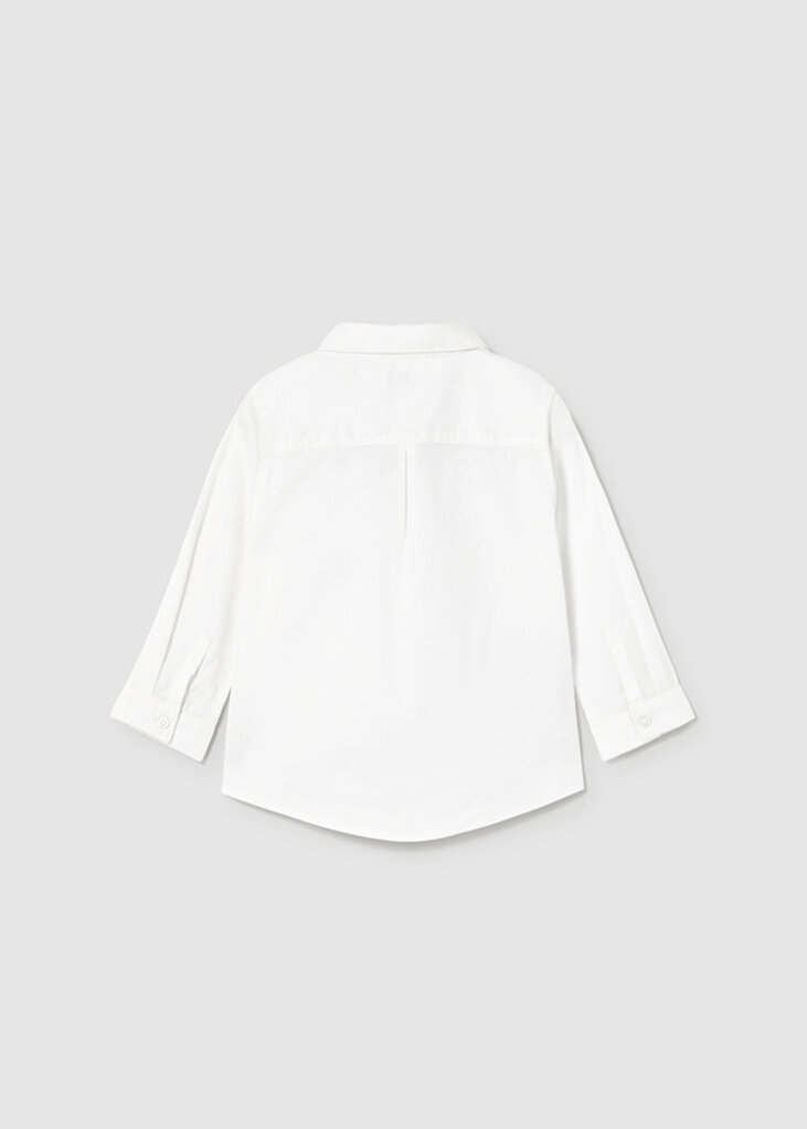 Mayoral 2111 L/s dressy shirt 055 ivory