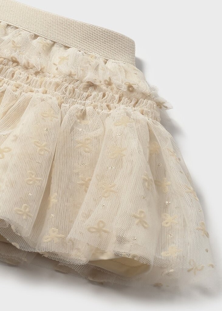 Mayoral 2901 Tulle skirt 020 almond