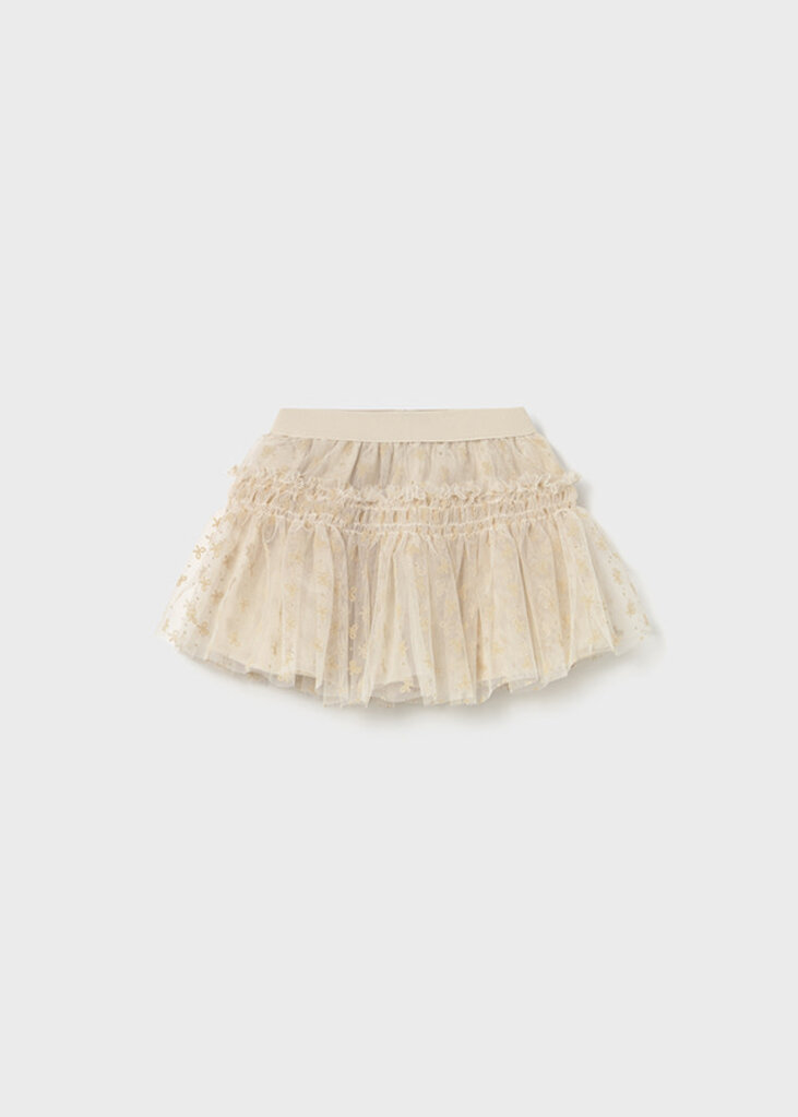 Mayoral 2901 Tulle skirt 020 almond