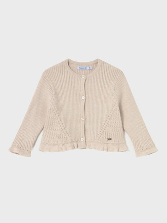 Mayoral 2358 Knit cardigan 031 tapioca