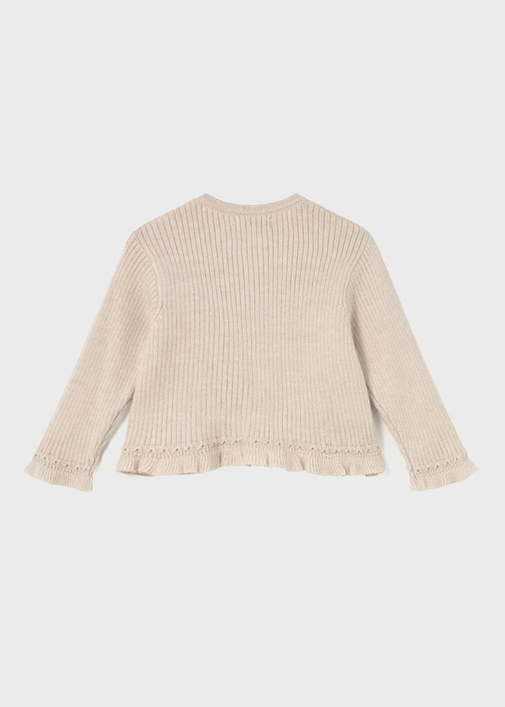 Mayoral 2358 Knit cardigan 031 tapioca