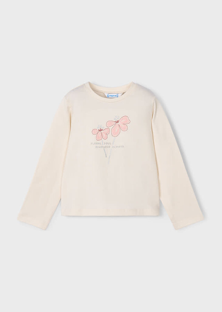 Mayoral 178 L/s basic t-shirt 010 macchiato