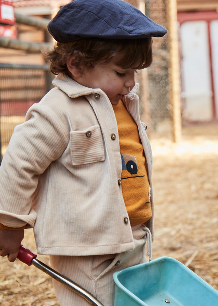 Mayoral 2105 Knit overshirt 051 cereal