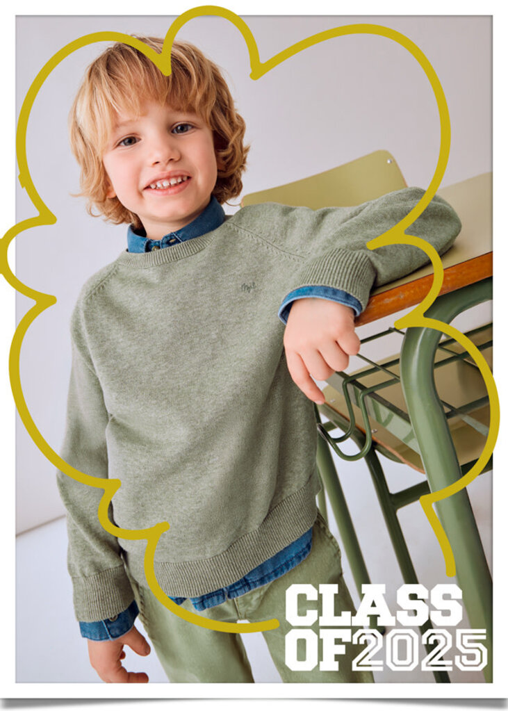 Mayoral 323 Basic cotton jumper w/round 010 pistaschio