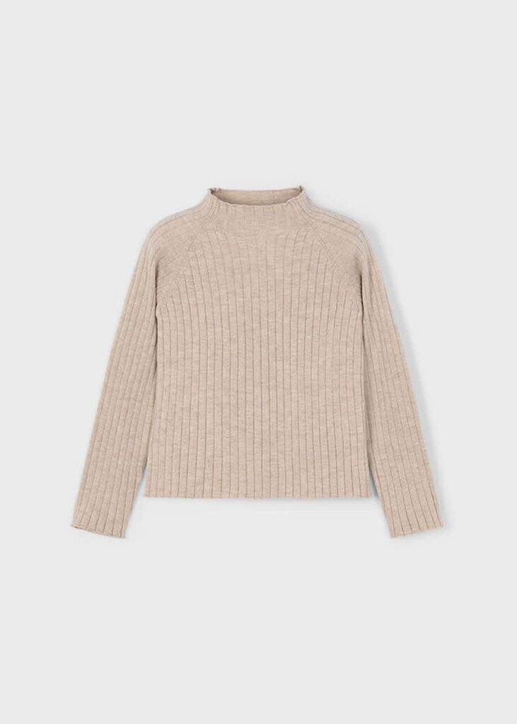 Mayoral 4001 Rib turtleneck 042 toffee