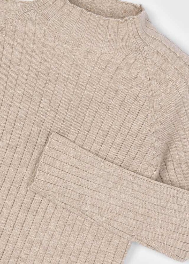 Mayoral 4001 Rib turtleneck 042 toffee