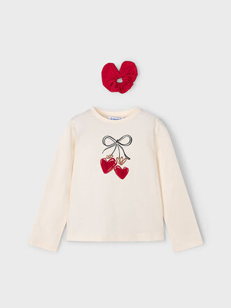 Mayoral 4008 L/s t-shirt 060 macchiato