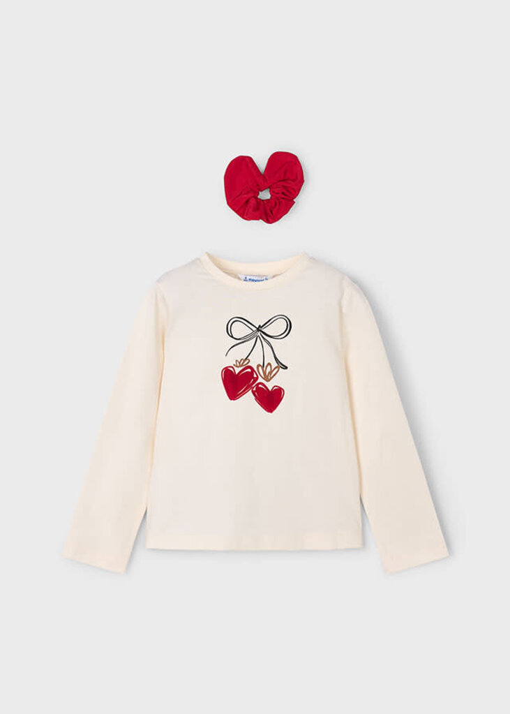 Mayoral 4008 L/s t-shirt 060 macchiato