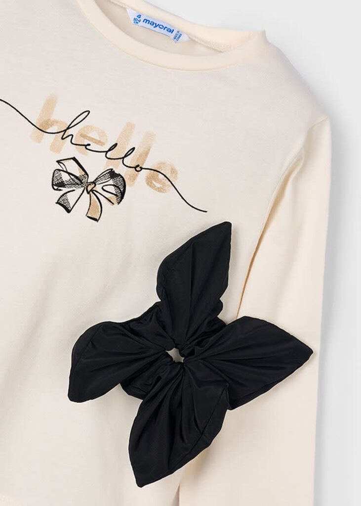 Mayoral 4008 L/s t-shirt 059 macchiato