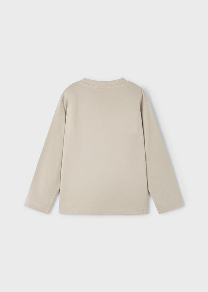 Mayoral 4085 L/s “truck” shirt 020 bark