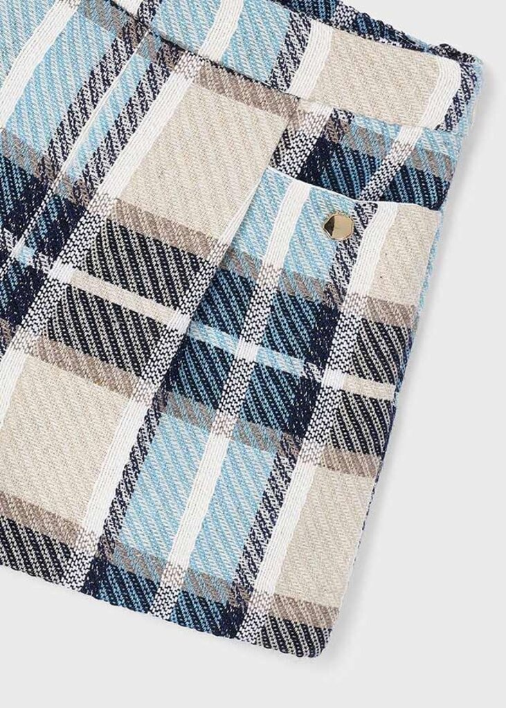 Mayoral 4225 Plaid shorts 040 navy