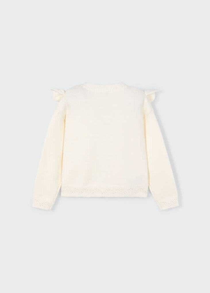 Mayoral 4304 Open knit sweater 056 macchiato