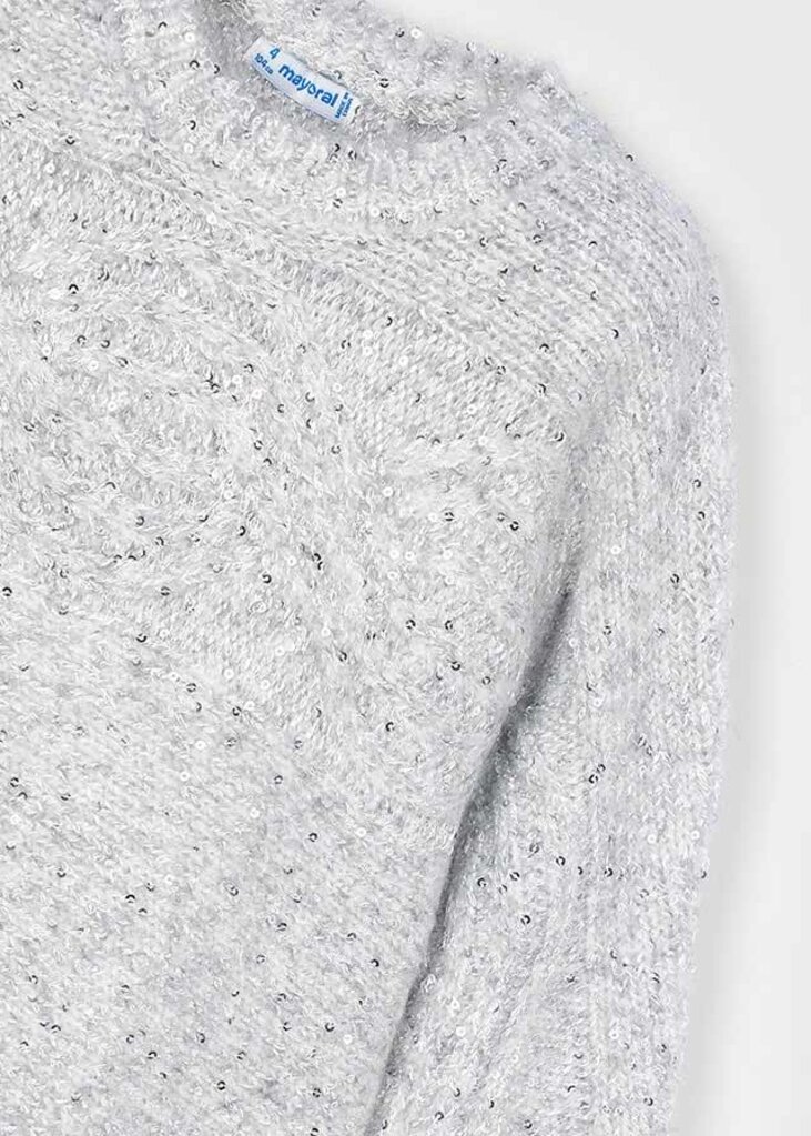Mayoral 4306 Sequins sweater 066 silver