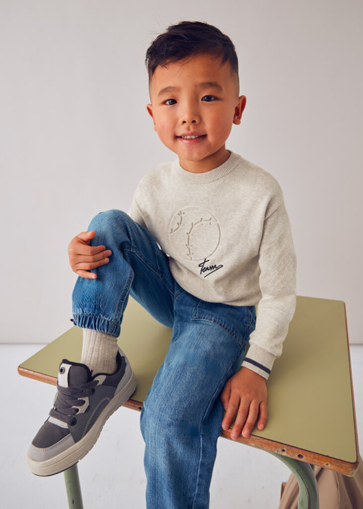 Mayoral 4372 Embossment sweater 078 chai