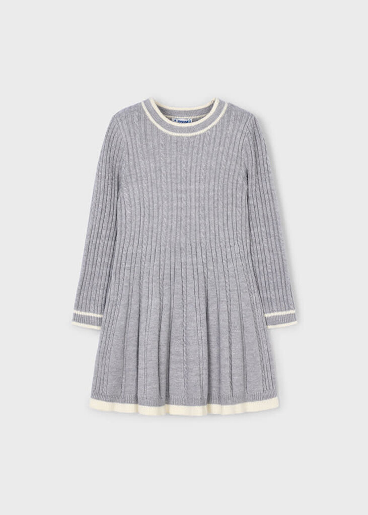 Mayoral 4920 Knit dress 034 silver