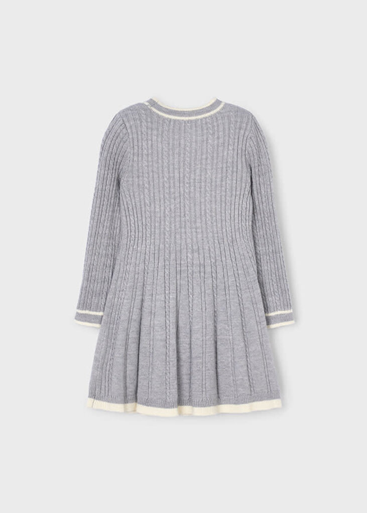 Mayoral 4920 Knit dress 034 silver