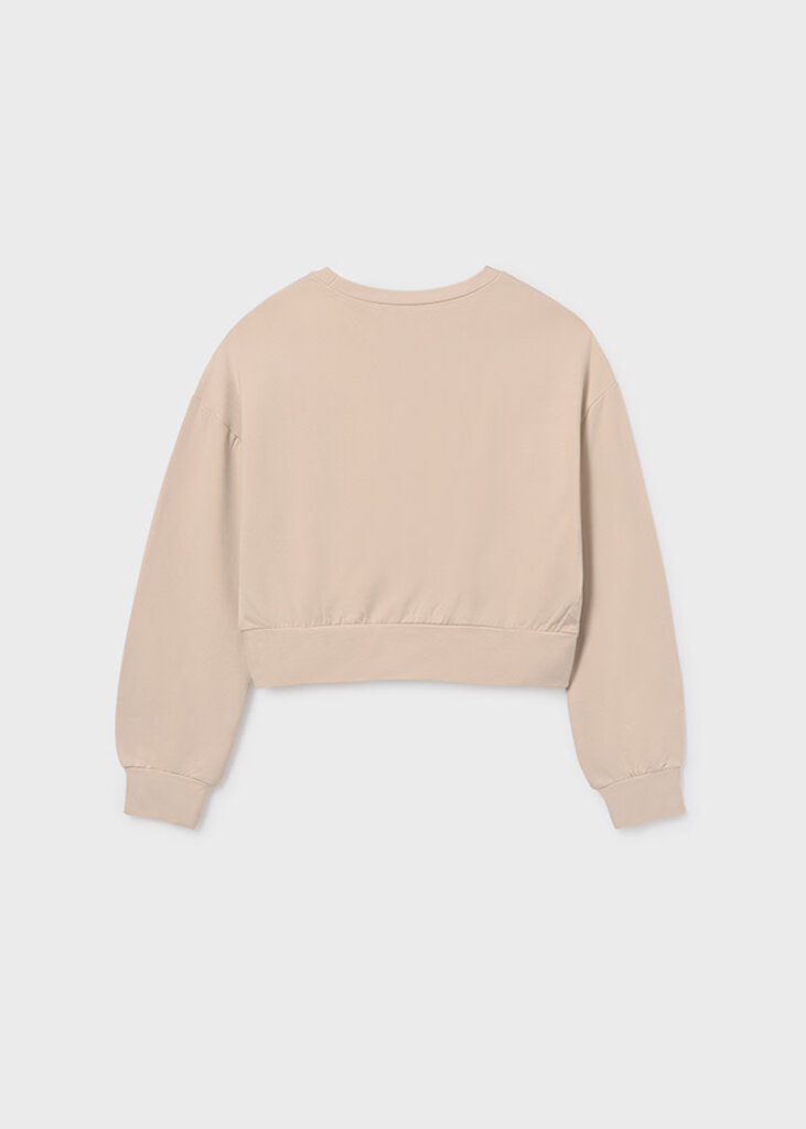 Mayoral 7421 Flower pullover 035 sand