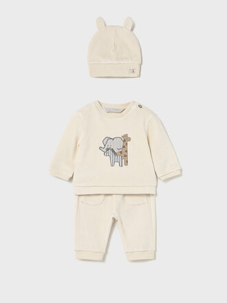 Mayoral 2624 3-piece corduroy tracksuit 074 pottery