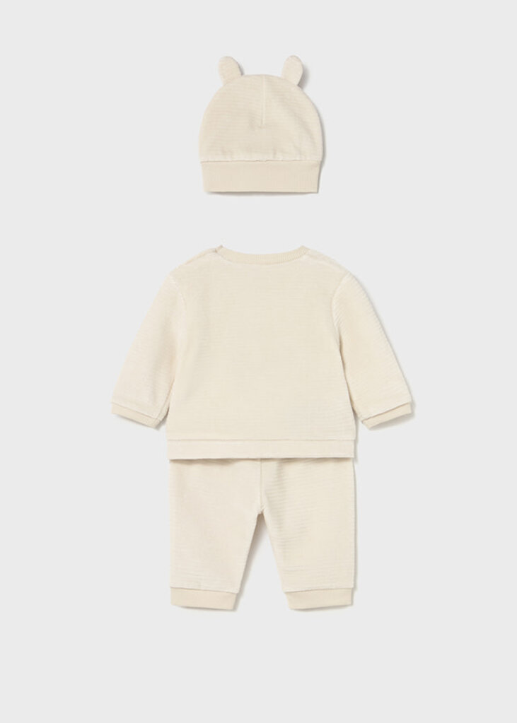 Mayoral 2624 3-piece corduroy tracksuit 074 pottery