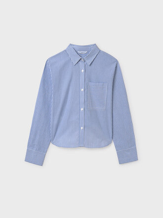 Mayoral 7197 Pocket blouse 058 stripes