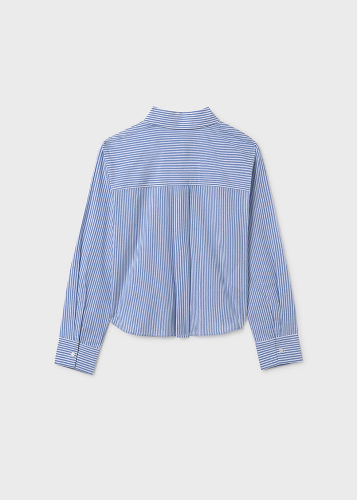 Mayoral 7197 Pocket blouse 058 stripes