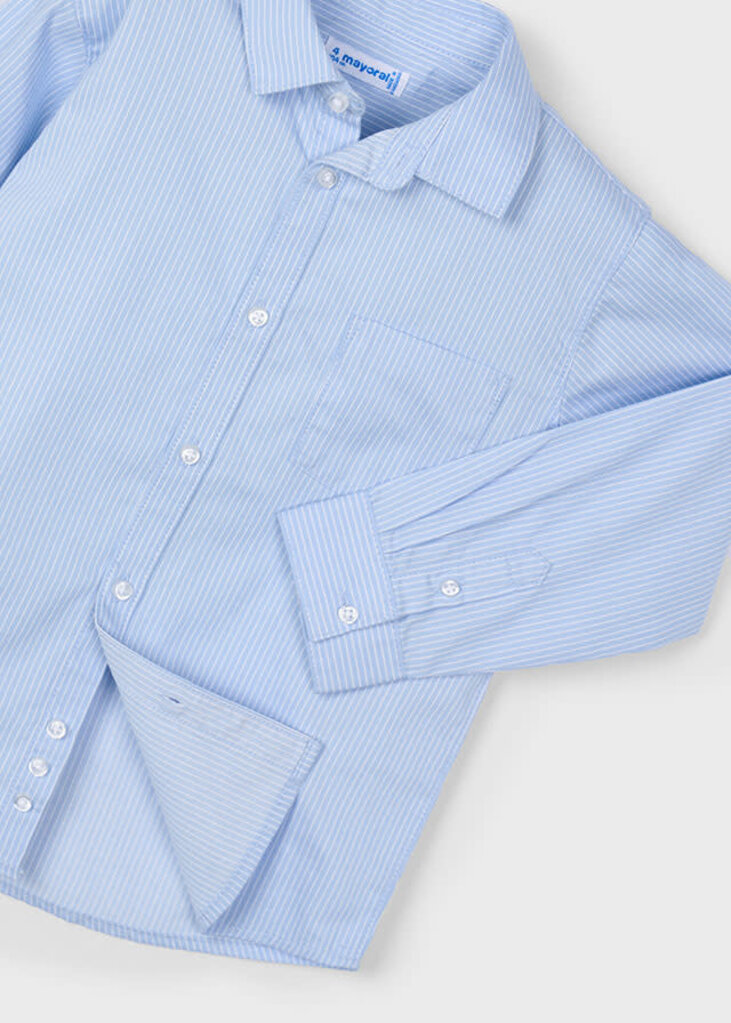 Mayoral 146 Basic l/s shirt 082 lightblue