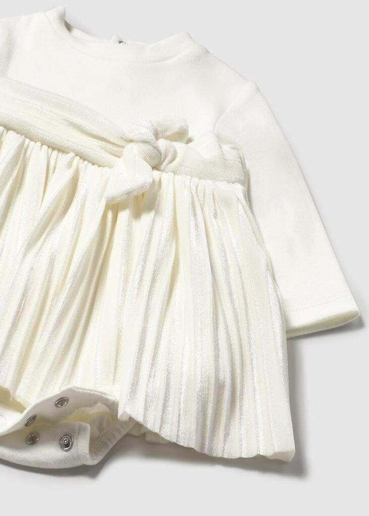 Mayoral 2812 Matched romper 023 natural