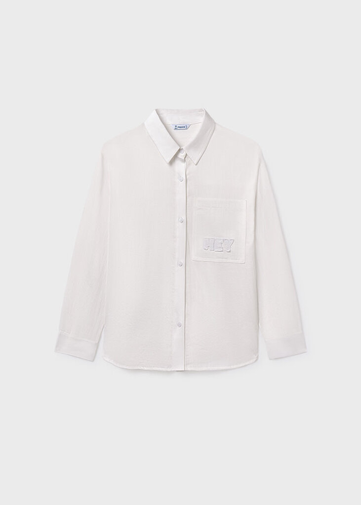 Mayoral 7197 Pocket blouse 059 cream