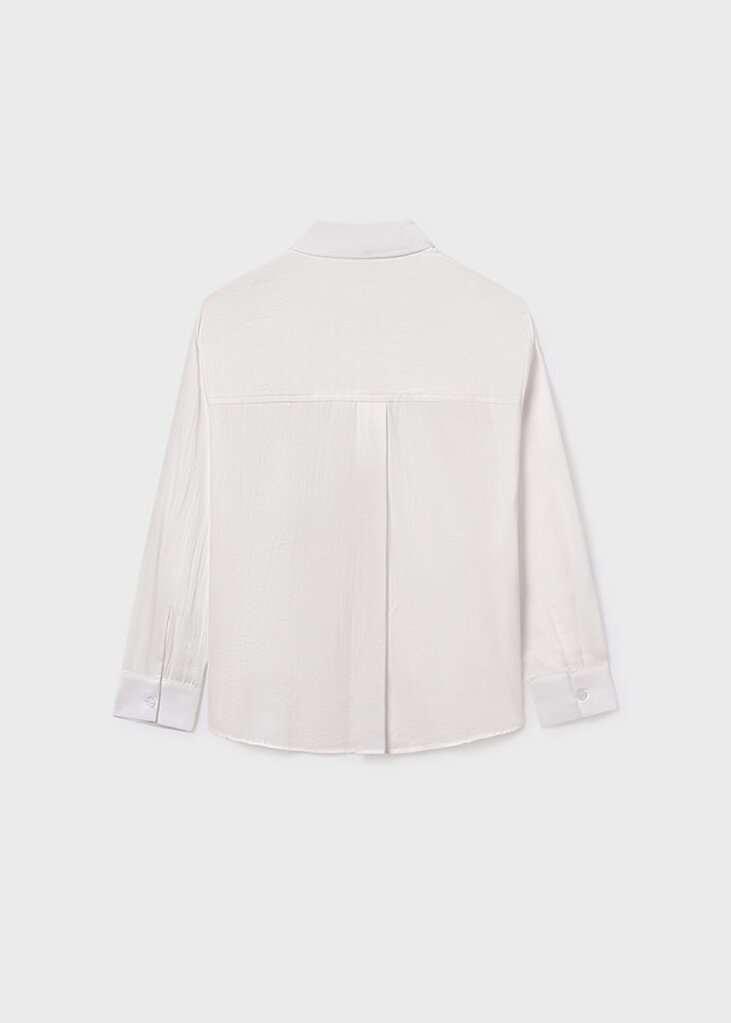 Mayoral 7197 Pocket blouse 059 cream