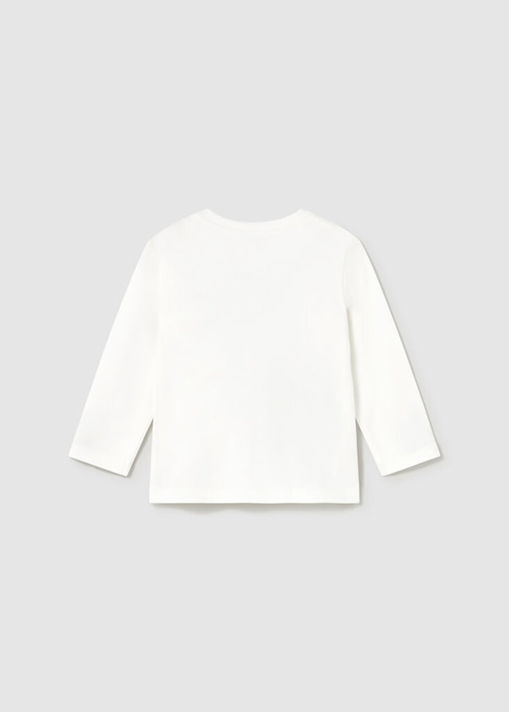 Mayoral 2069 L/s “Play” tractor shirt 039 cream