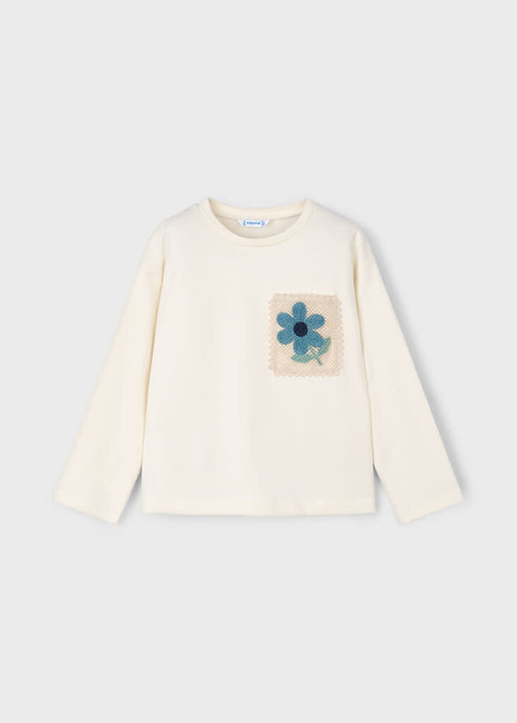 Mayoral 4004 L/s shirt 078 macchiato