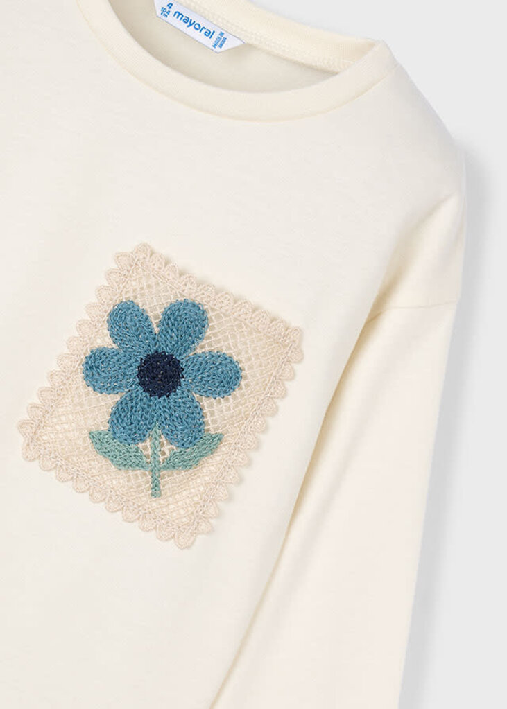Mayoral 4004 L/s shirt 078 macchiato