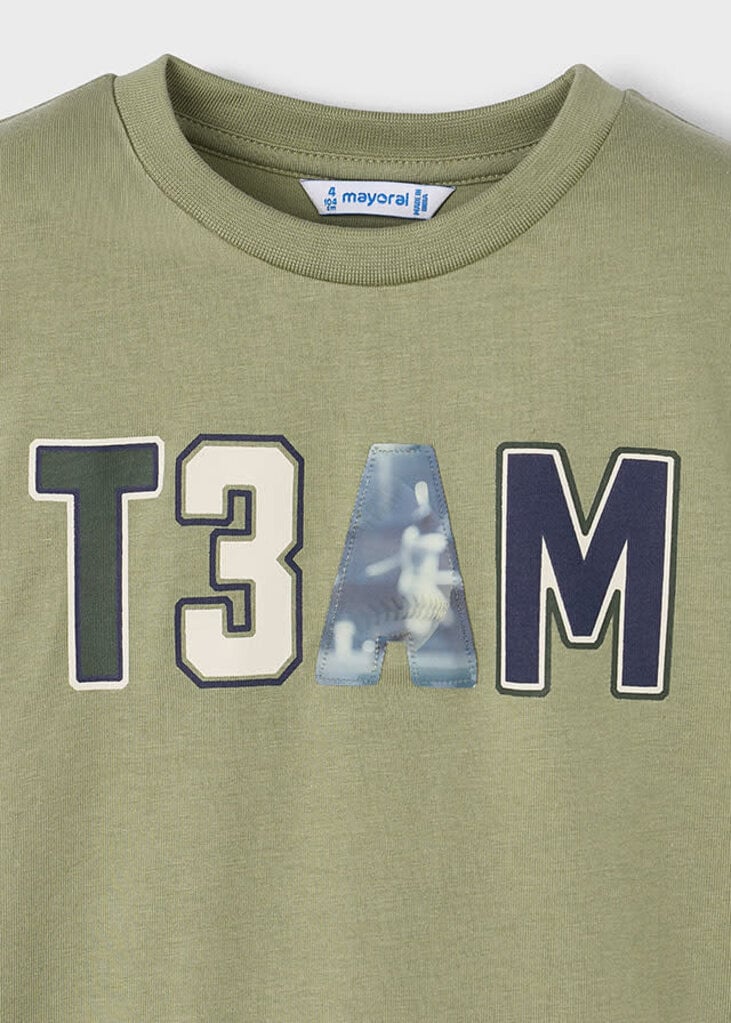 Mayoral 4077 L/s t-shirt 082 pistache