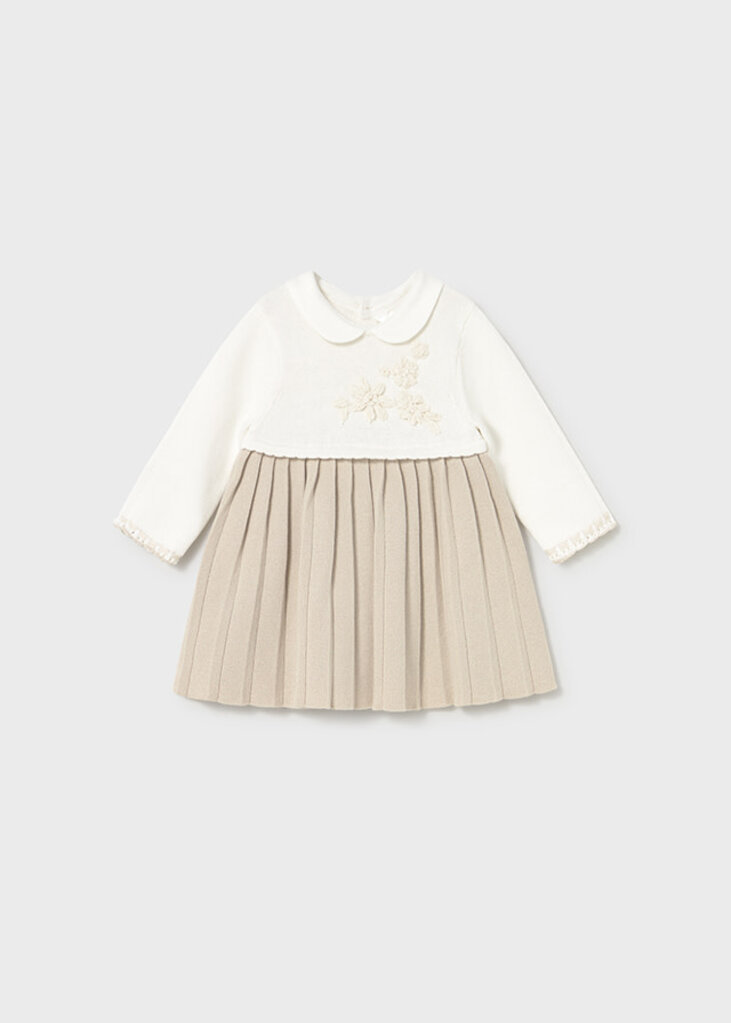 Mayoral 2804 Knit dress 026 Soy