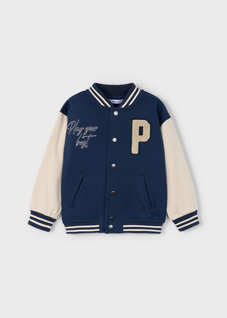 Mayoral 4424 Varsity jacket 071 blue