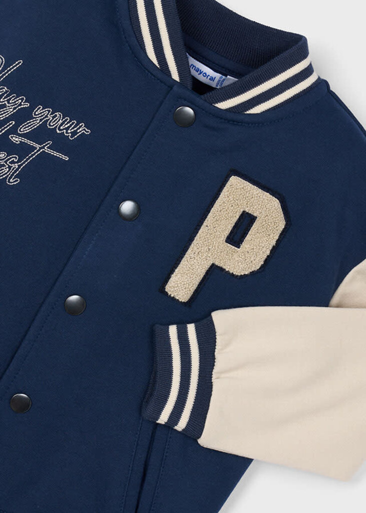 Mayoral 4424 Varsity jacket 071 blue