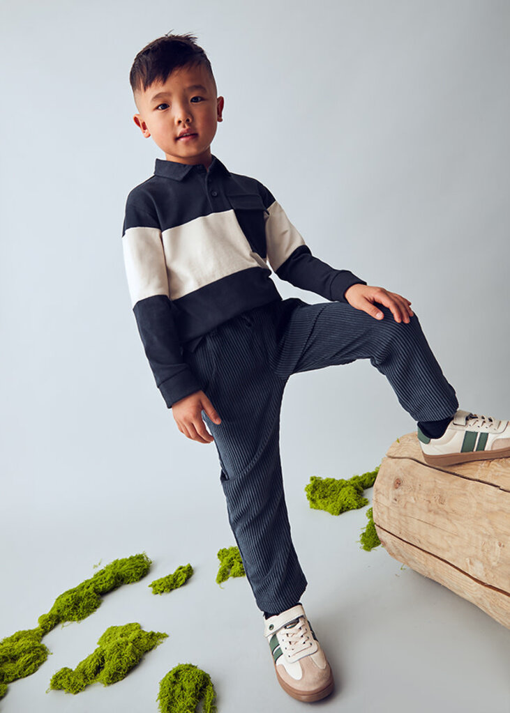Mayoral 4568 Corduroy joggers 064 navy