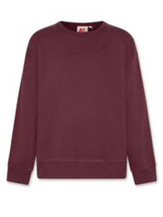 Ao76 225-2110-311 oscar sweater logo 615 burgundy