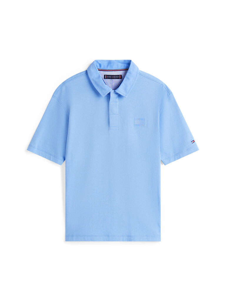 Tommy Hilfiger KB09801 Tonal flag emb Polo s/s C14 Cloudy blue