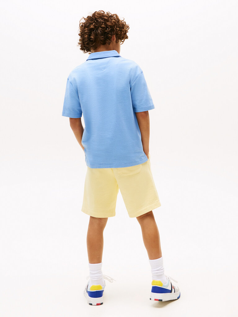 Tommy Hilfiger KB09801 Tonal flag emb Polo s/s C14 Cloudy blue