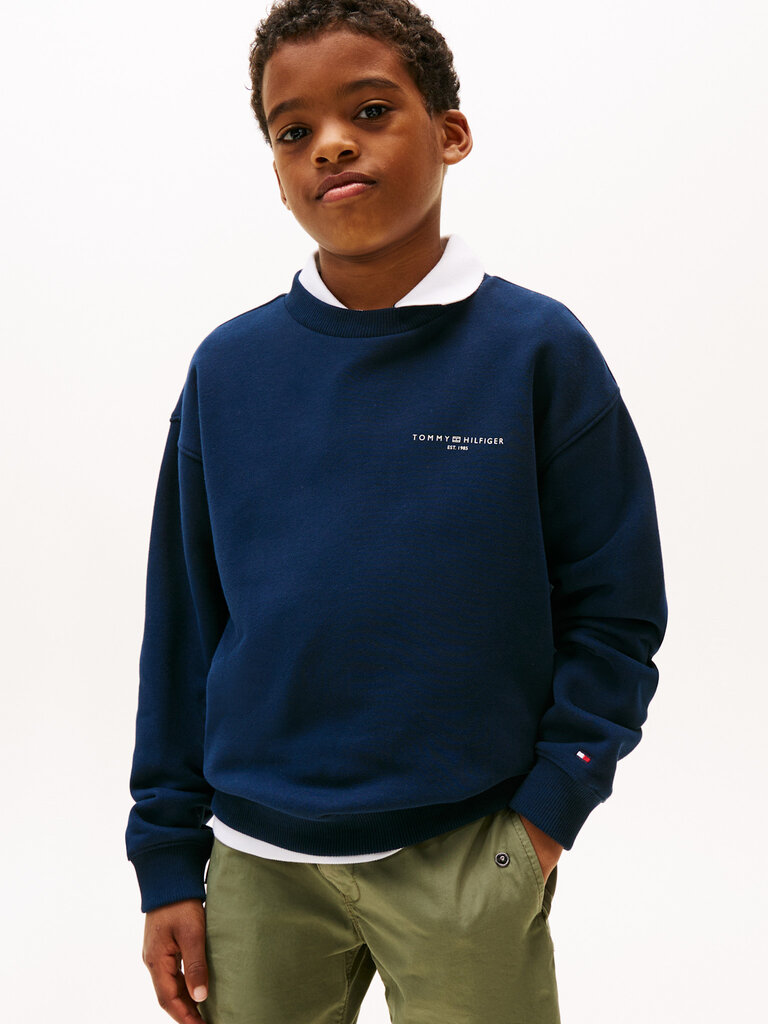Tommy Hilfiger KS00640 Mini corp c-check sweatshirt C1G dark navy