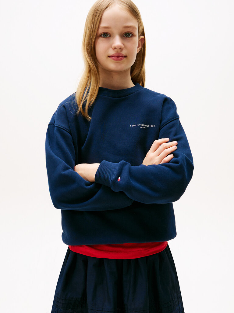 Tommy Hilfiger KS00640 Mini corp c-check sweatshirt C1G dark navy