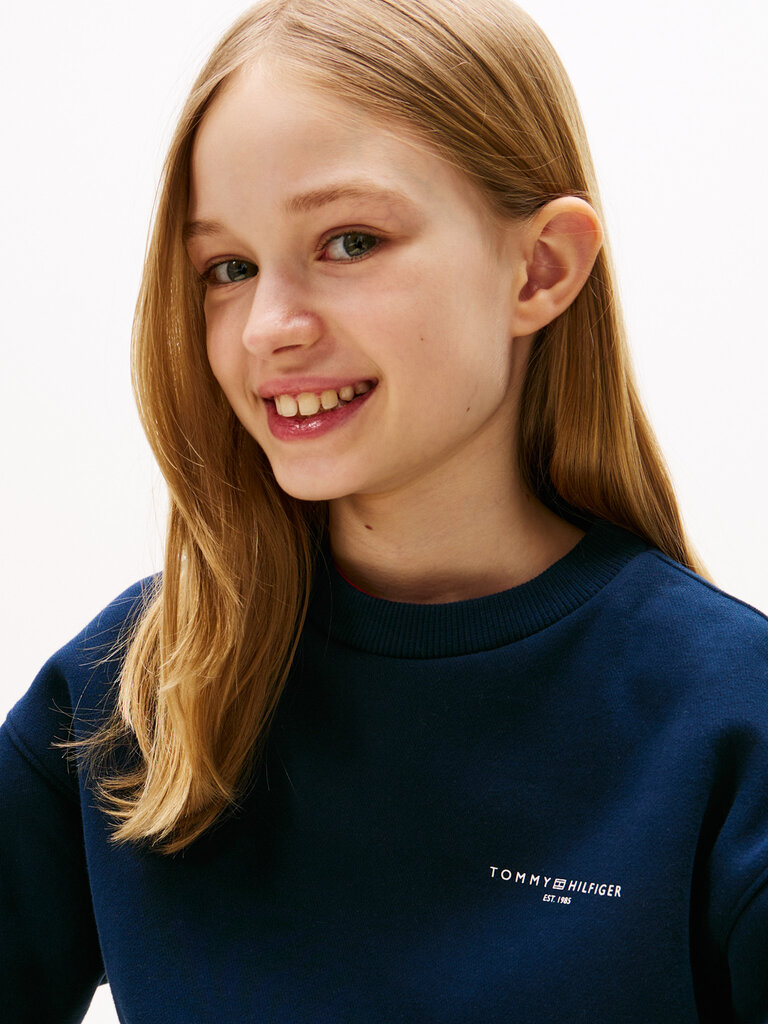 Tommy Hilfiger KS00640 Mini corp c-check sweatshirt C1G dark navy
