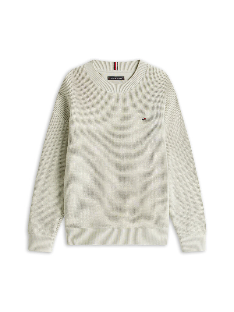 Tommy Hilfiger KB09756 Cotton texture sweater M1C misty sage