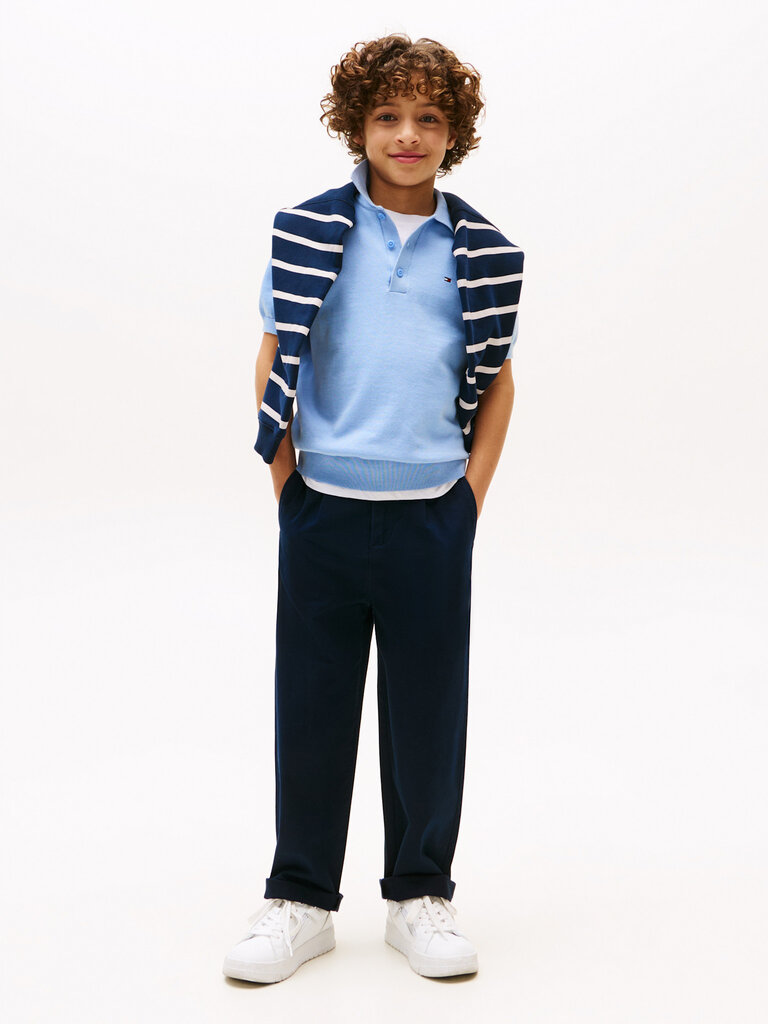 Tommy Hilfiger KB09780 Pleated chino pant C1G dark navy