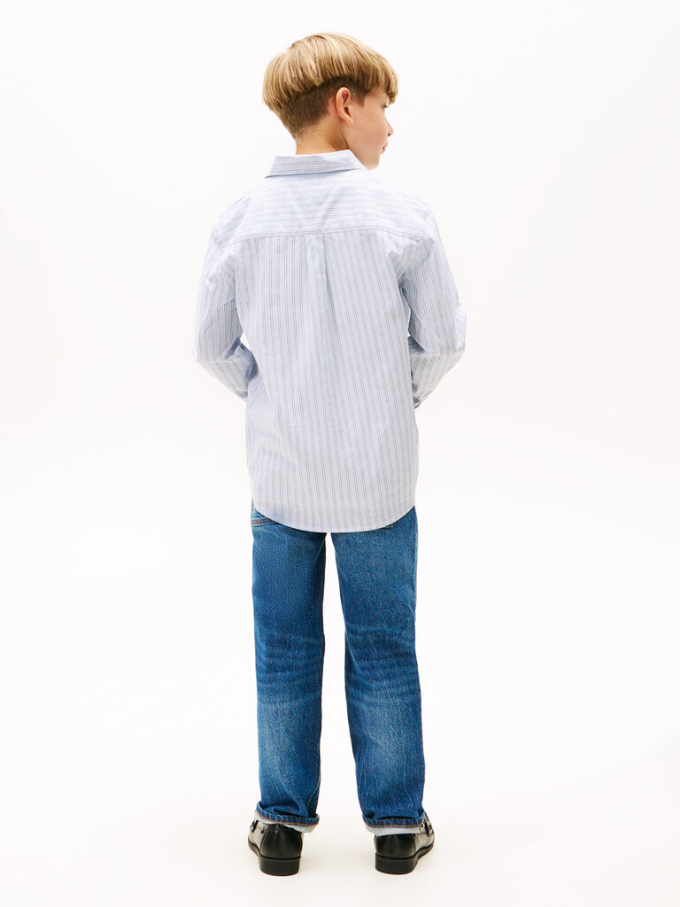Tommy Hilfiger KB09689 Seasonal multi stripe shirt l/s C10 blue